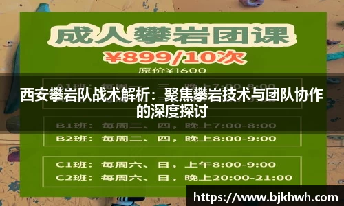 西安攀岩队战术解析：聚焦攀岩技术与团队协作的深度探讨